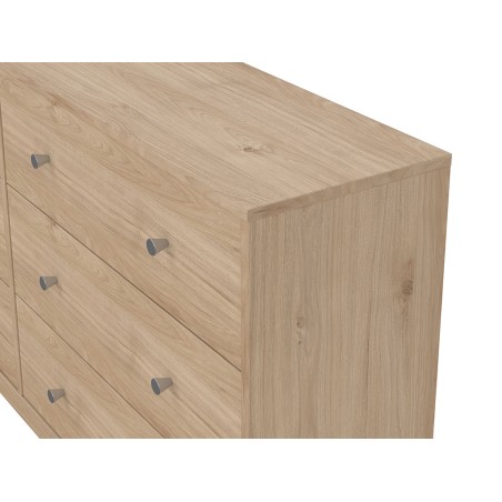 Cómoda Mai 6 Cajones Roble Jackson Hickory