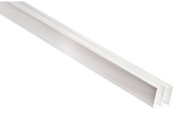 Perfil Doble U Alumini Anoditzat Plata
