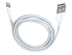 Cable Connexió Lightning - Usb A Blanc