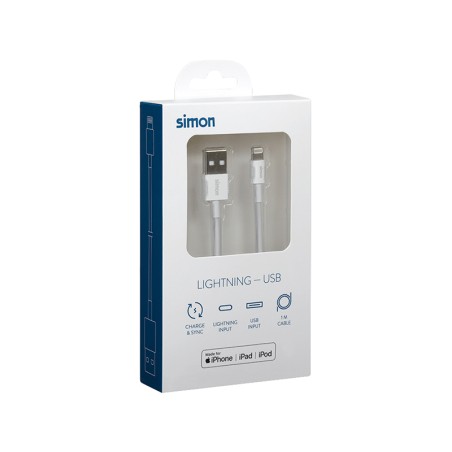 Cable Conexión Lightning - Usb A Blanco