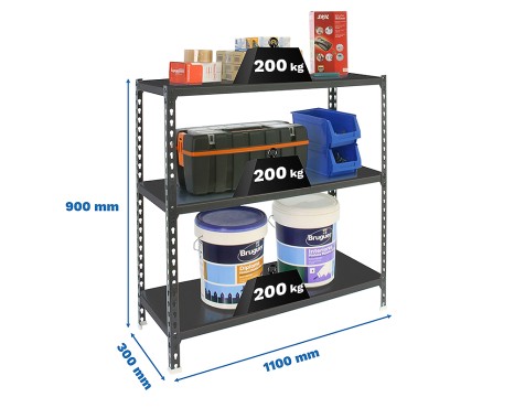 Estantería Metálica Simonclick Superplus 3 Estante