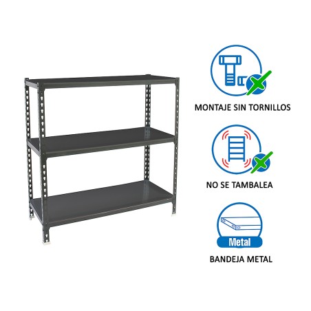 Estantería Metálica Simonclick Superplus 3 Estante