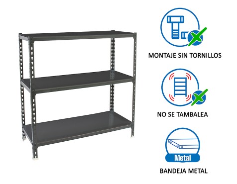 Estantería Metálica Simonclick Superplus 3 Estante