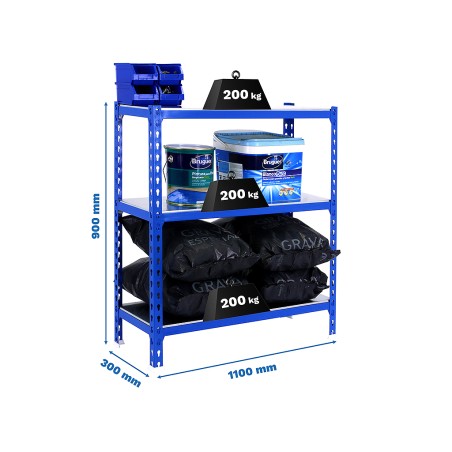 Estantería Metálica Simonclick Superplus 3 Estante