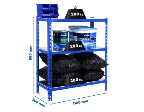 Estantería Metálica Simonclick Superplus 3 Estante
