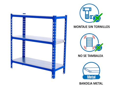 Estantería Metálica Simonclick Superplus 3 Estante
