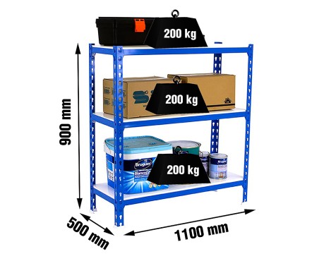 Estantería Metálica Simonclick Superplus 3 Estante
