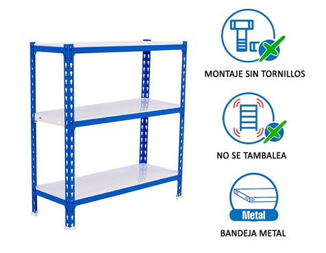 Estantería Metálica Simonclick Superplus 3 Estante