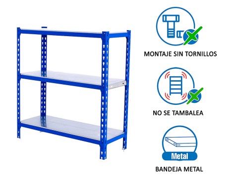 Estantería Metálica Simonclick Superplus 3 Estante