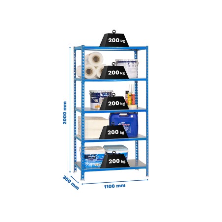 Estantería Metálica Simonclick Superplus 5 Estante