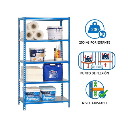 Estantería Metálica Simonclick Superplus 5 Estante