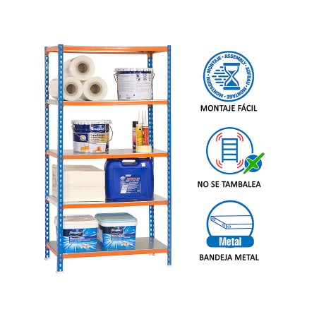 Estantería Metálica Simonclick Superplus 5 Estante