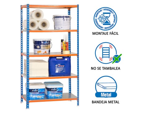 Estantería Metálica Simonclick Superplus 5 Estante