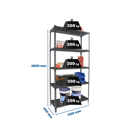Estantería Metálica Simonclick Superplus 5 Estante