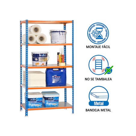Estantería Metálica Simonclick Superplus 5 Estante