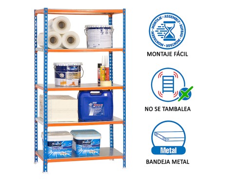 Estantería Metálica Simonclick Superplus 5 Estante