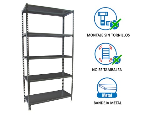 Estantería Metálica Simonclick Superplus 5 Estante