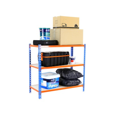 Estantería Metálica Maderclick Megaplus 3 Estantes