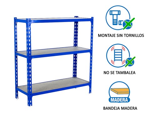 Estantería Metálica Maderclick Superplus 3 Estant.