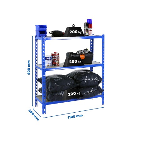 Prestatgeria Metàl·Lica Maderclick Superplus 3 Pr.