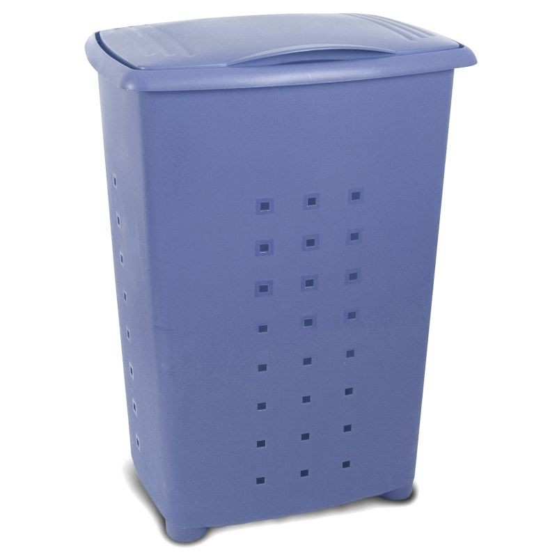 Tatay Cubo para la ropa Millenium (60 l, Ciruela azul, Plástico