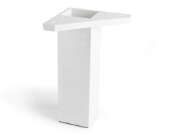 Pota Moble Abs Quadrada Blanca 40X40X150Mm