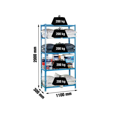 Prestatgeria Metàl·Lica Maderclick Superplus 5 Pr.