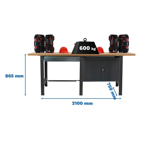 Banco De Trabajo bt6 Mdf Tandem 1Box1Cab