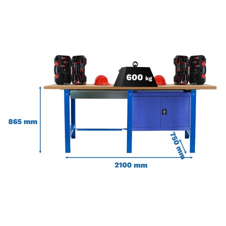 Banco De Trabajo bt6 Mdf Tandem 1Box1Cab