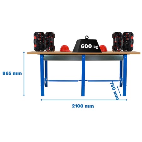 Banco De Trabajo bt6 Mdf Tandem 2box
