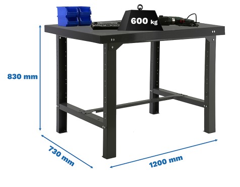 Banco De Trabajo bt6 Metal 1200