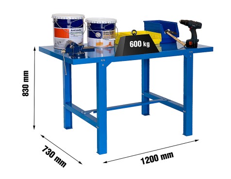 Banc De Treball bt6 Metal 1200