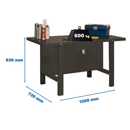 Banco De Trabajo bt6 Metal Cabinet 1200