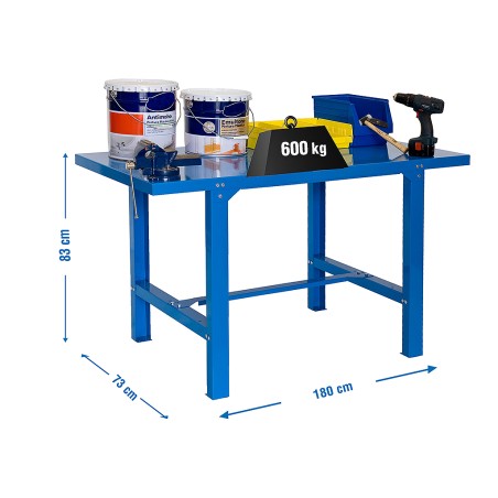 Banc De Treball bt6l Metal 1800
