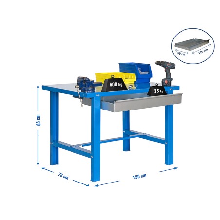 Banc De Treball bt6l Metal 1box
