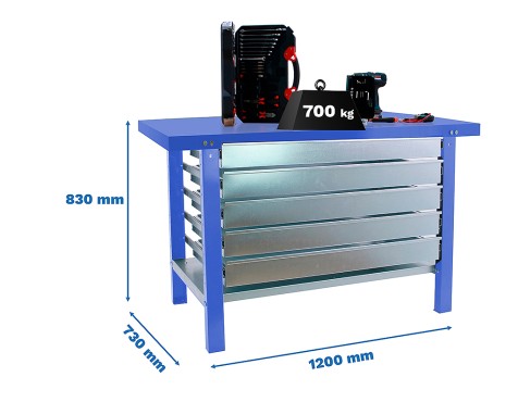 Banc De Treball bt6 Pro Metal 5box