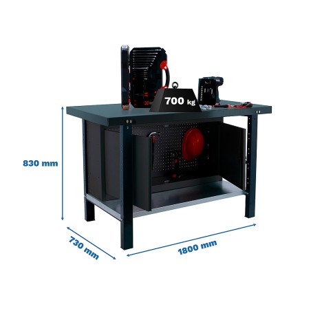 Banco De Trabajo bt6l Pro Metal Cabinet