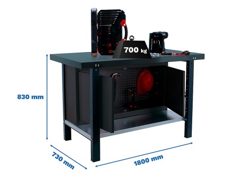 Banco De Trabajo bt6l Pro Metal Cabinet