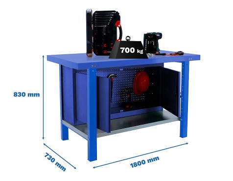Banc De Treball bt6l Pro Metal Cabinet