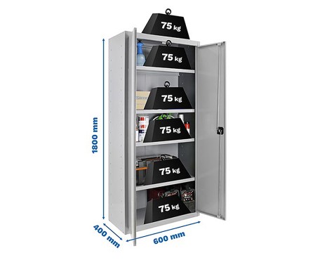 Armario Metálico Locker Diy Multiuso 2/4