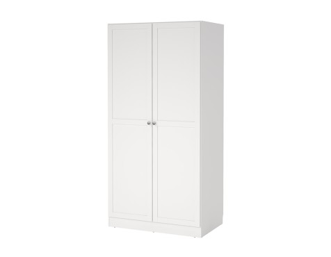 Armario Ropero Nut 2 Puertas Blanco