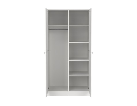 Armario Ropero Nut 2 Puertas Blanco