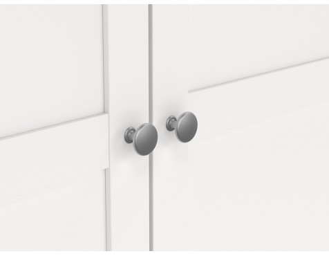 Armario Ropero Nut 2 Puertas Blanco