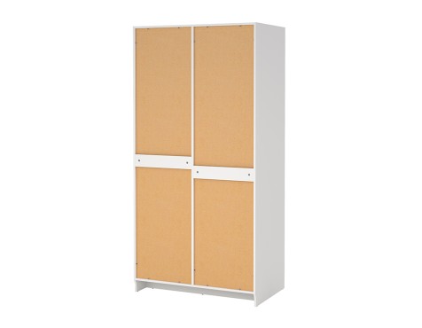 Armario Ropero Nut 2 Puertas Blanco