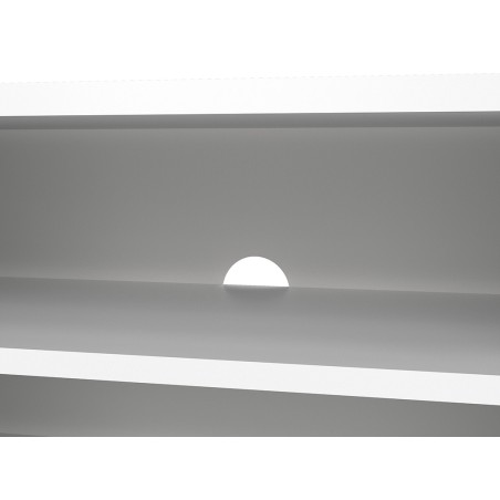 Mueble Tv Aran Roble Blanco