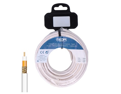 Cable Coaxial Tv Cobreado 5mt