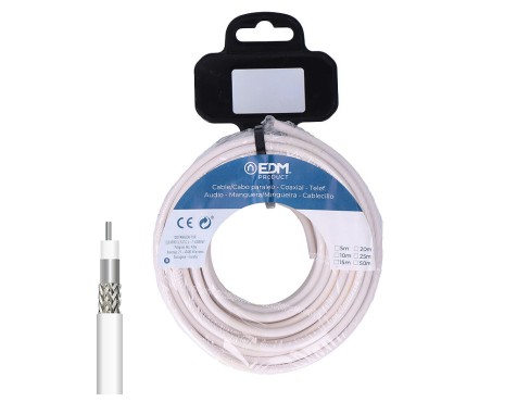 Cable Coaxial Tv Aluminio 10mt