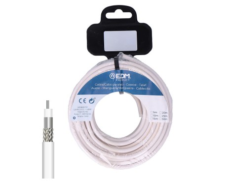 Cable Coaxial Tv Aluminio 25mt