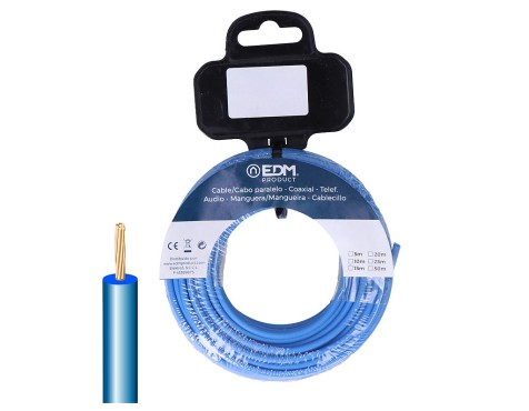 Cable Flexible Azul 1,5mm-10mt
