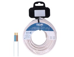 Manguera Plana Blanca 2X0,75mm-10mt